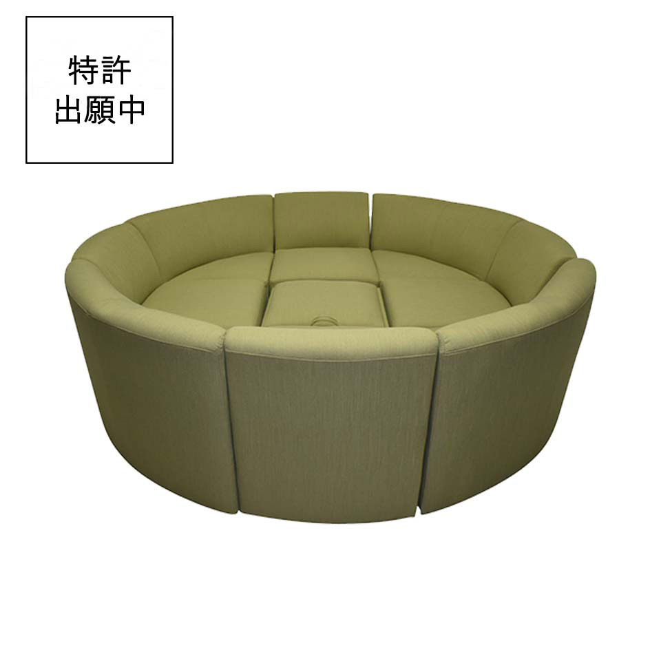 ソファM-HY366【送料・開梱設置無料】グリーン