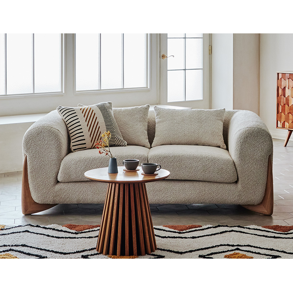 ソファUP2322202 2人掛け【送料・開梱設置無料】アイボリー