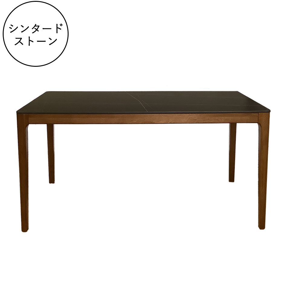 ダイニングテーブルCST-YB302-150【送料無料】ブラック/ウォールナット
