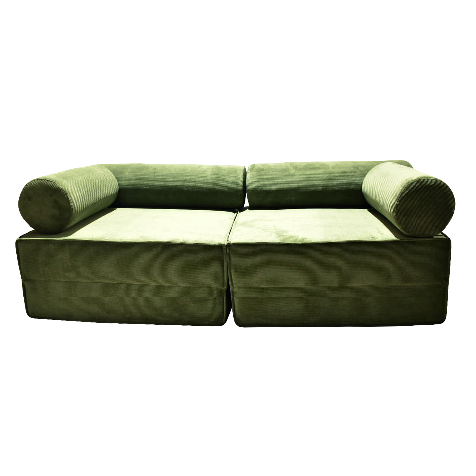 ソファFUTON 2人掛け【送料無料】グリーン