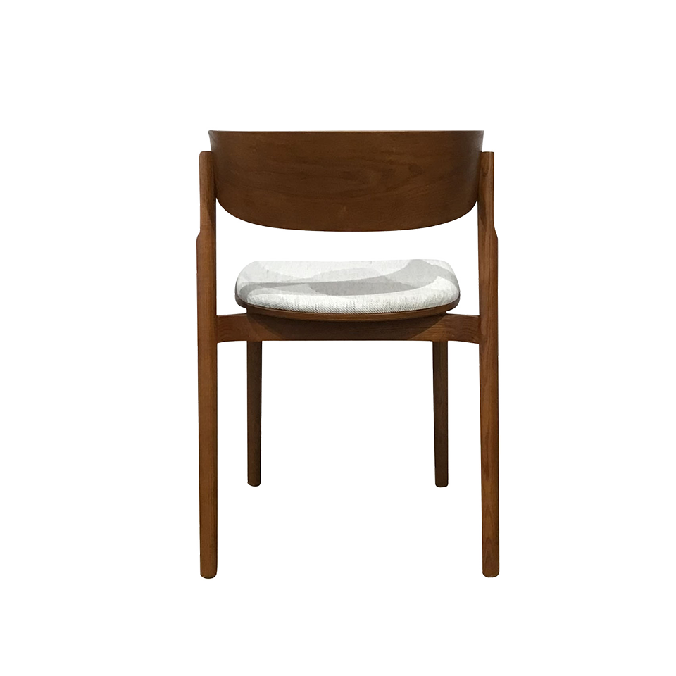 チェアWD-S263A【送料無料】ウォールナット/ライトグレー