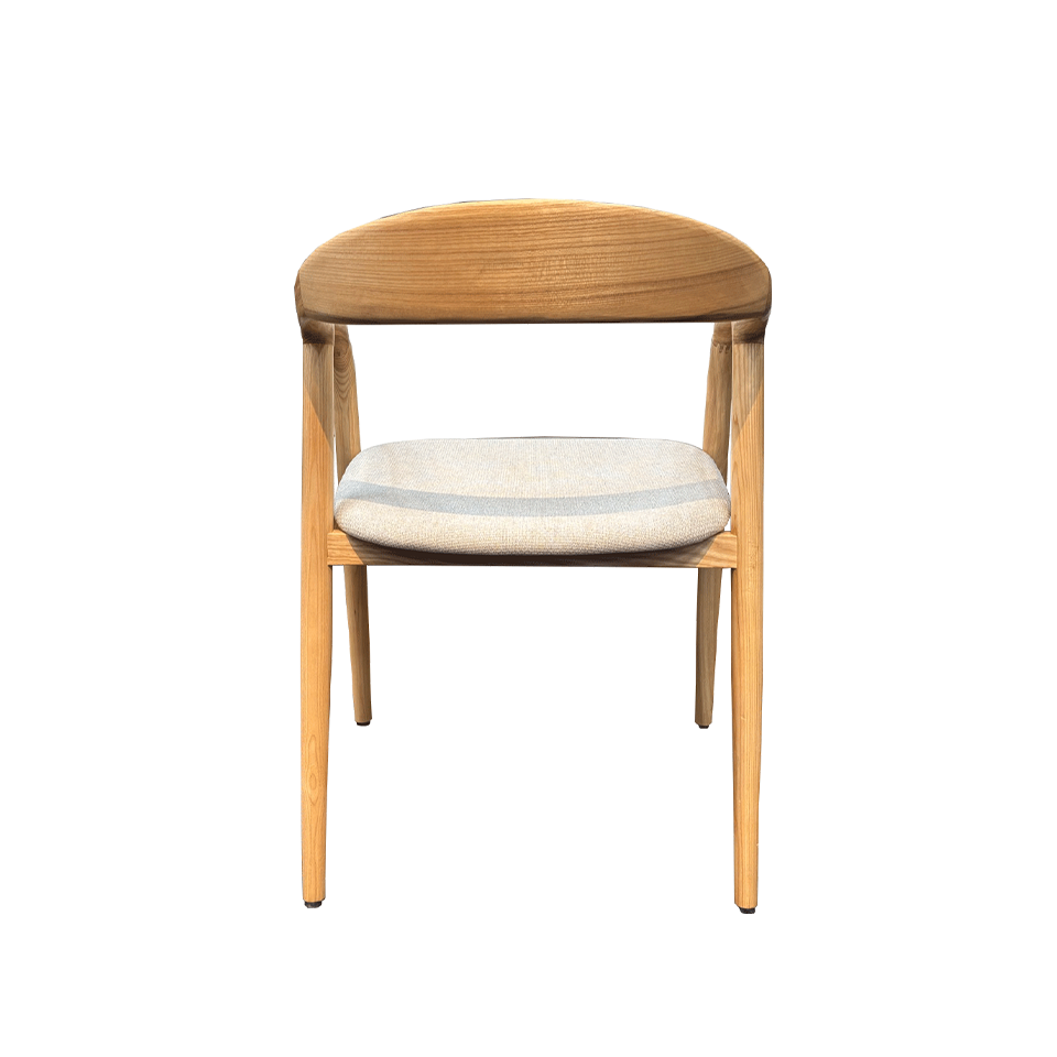 チェアC381【送料無料】ナチュラル／ライトグレー