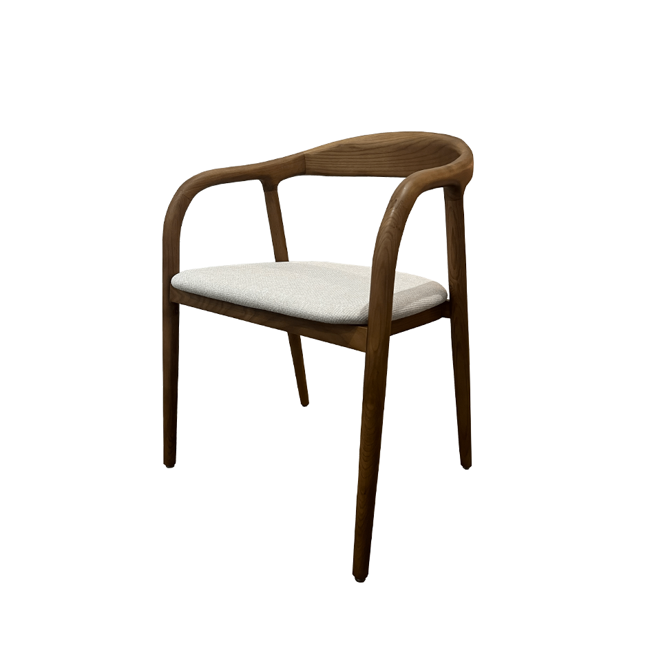 チェアC381【送料無料】ウォールナット／ライトグレー