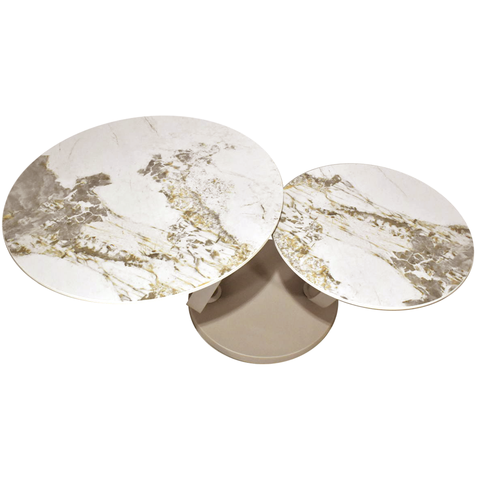 センターテーブルCT102【送料無料】 グレー／ライトブラウン