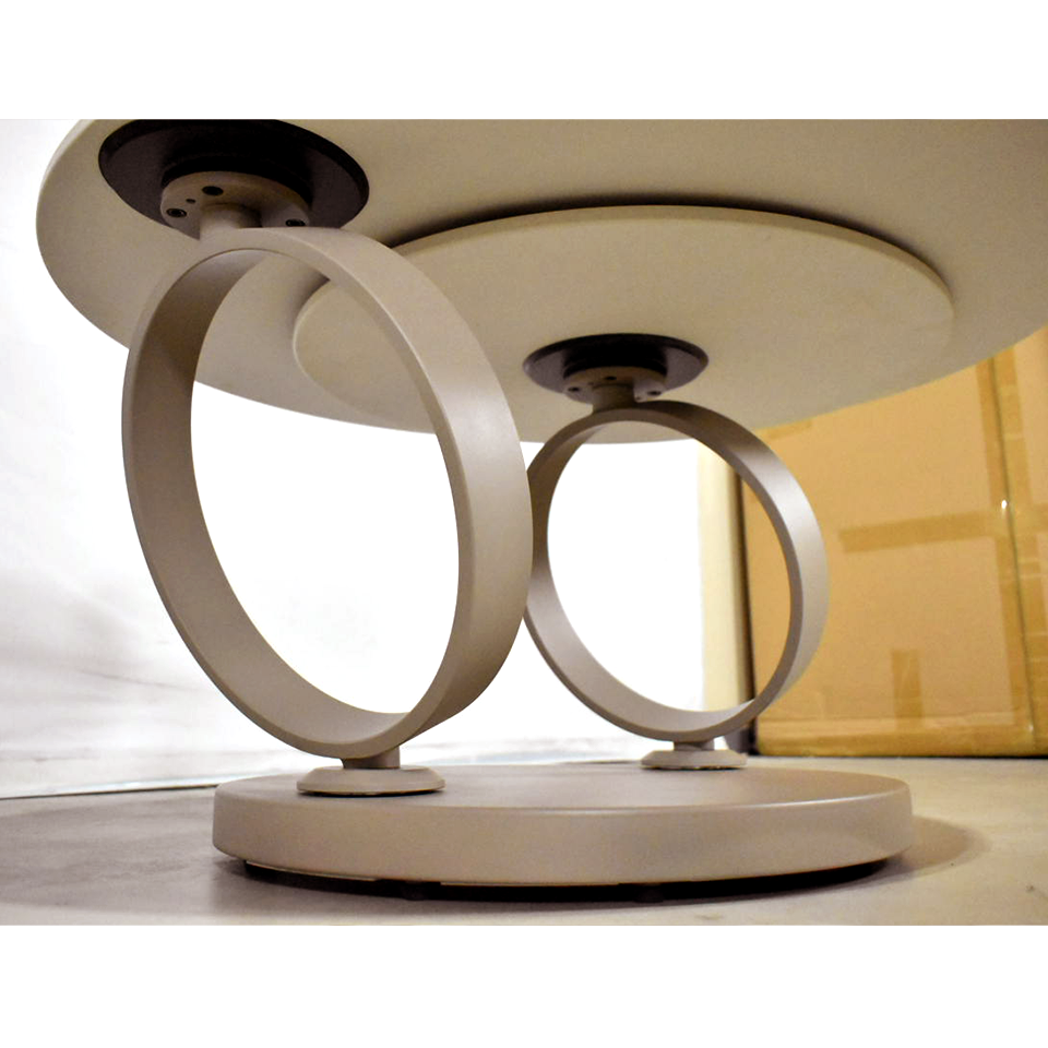 センターテーブルCT102【送料無料】 グレー／ライトブラウン