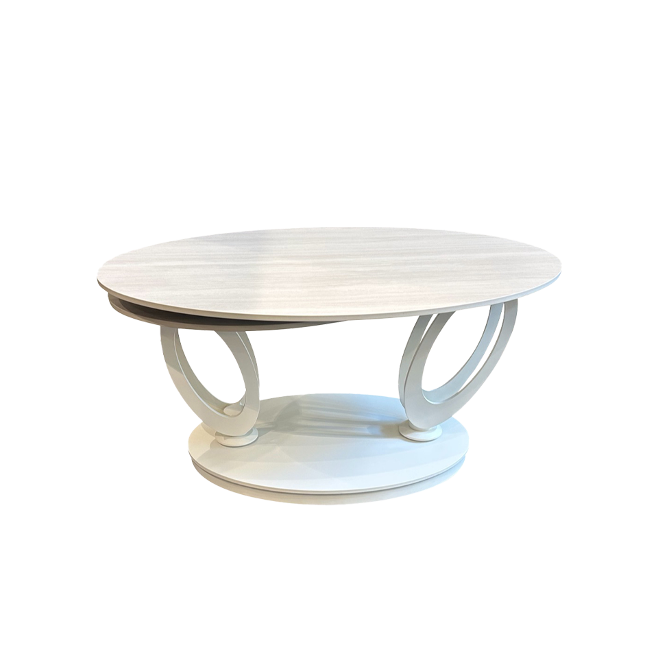 センターテーブル CT107【送料無料】ホワイト／ホワイト