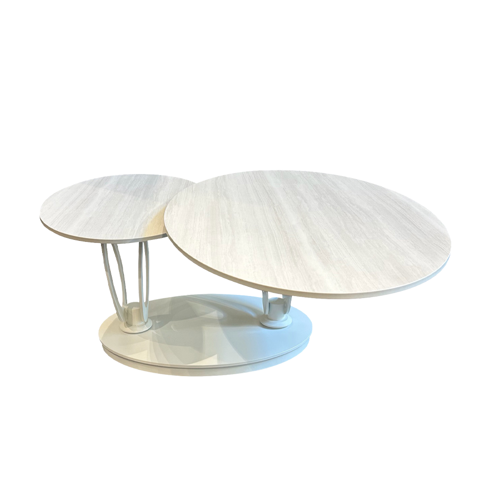 センターテーブル CT107【送料無料】ホワイト／ホワイト