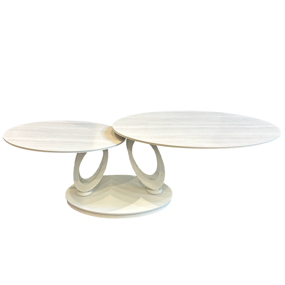 センターテーブル CT107【送料無料】ホワイト／ホワイト