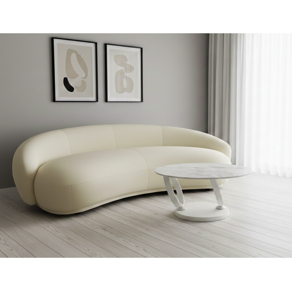 センターテーブルCT102【送料無料】 グレー／ホワイト