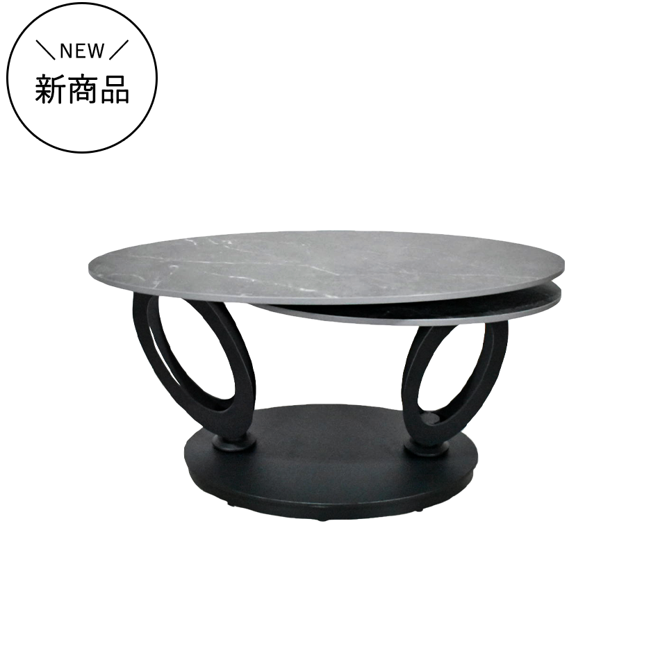 センターテーブル CT107【送料無料】ブラック／ブラック