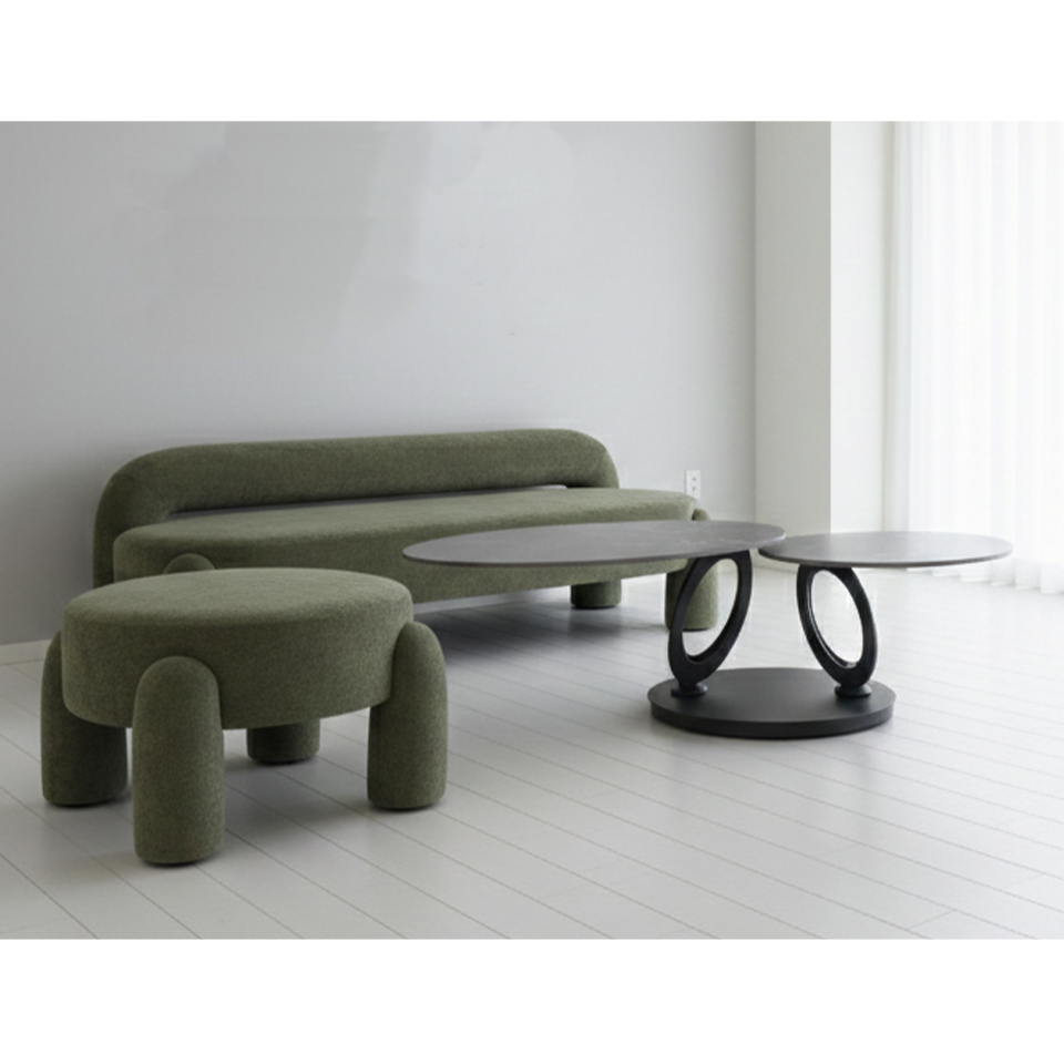 センターテーブル CT107【送料無料】ブラック／ブラック