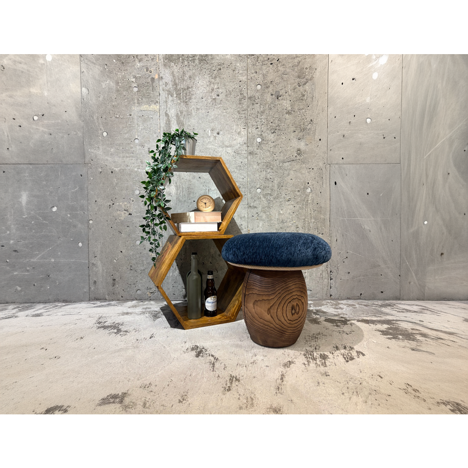 チェア マッシュルーム【送料無料】ブルー