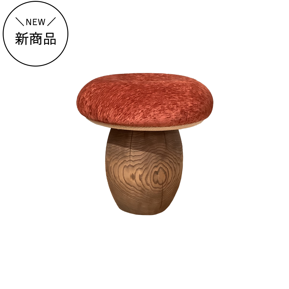 チェア マッシュルーム【送料無料】レッド