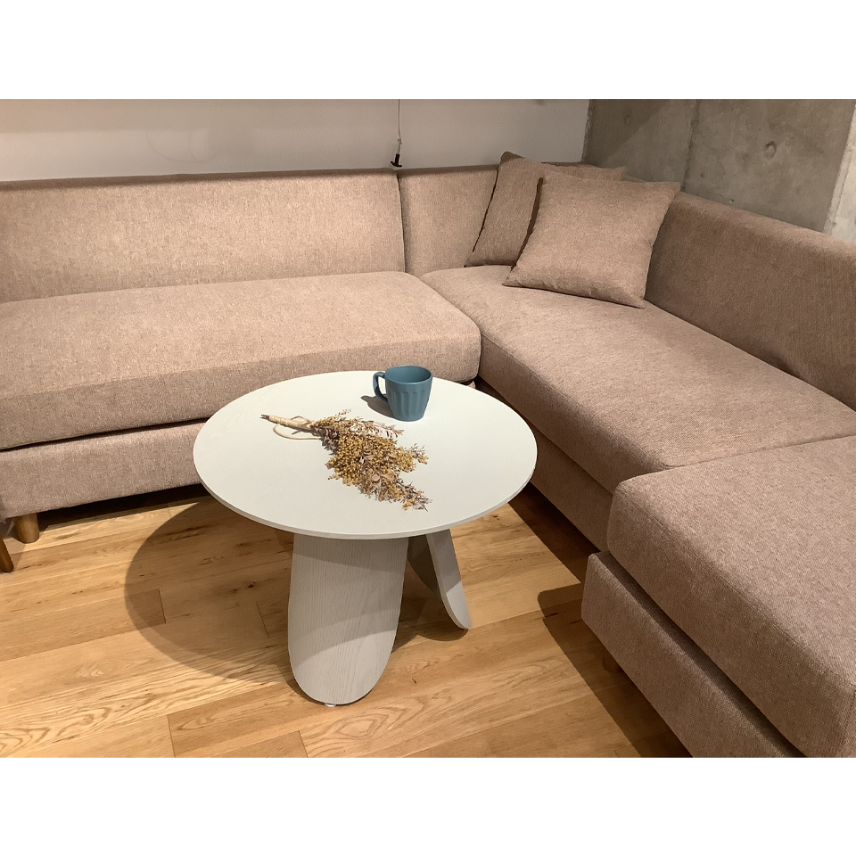 ローテーブルTT-S260D【送料無料】ライトグレー