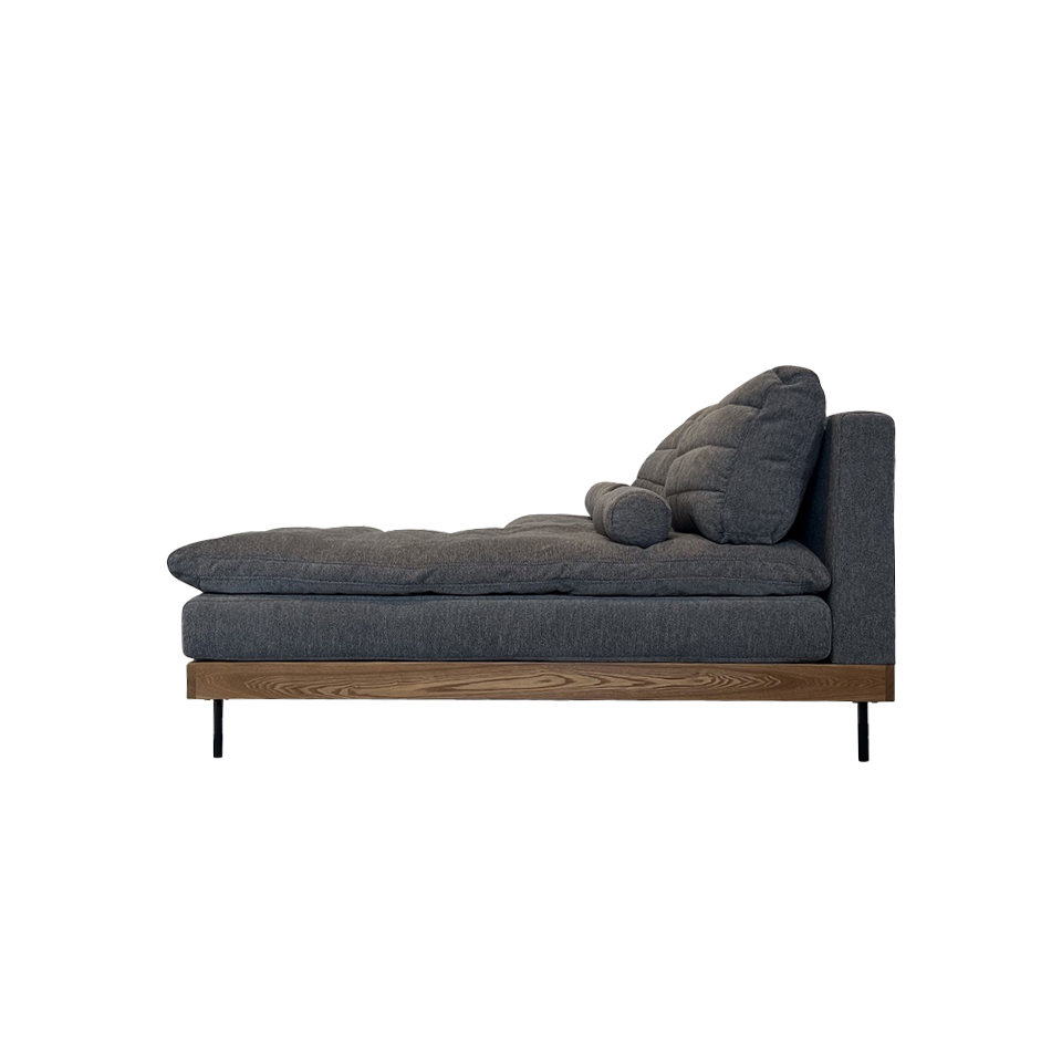 カウチソファ YU9671【送料・開梱設置無料】グレー