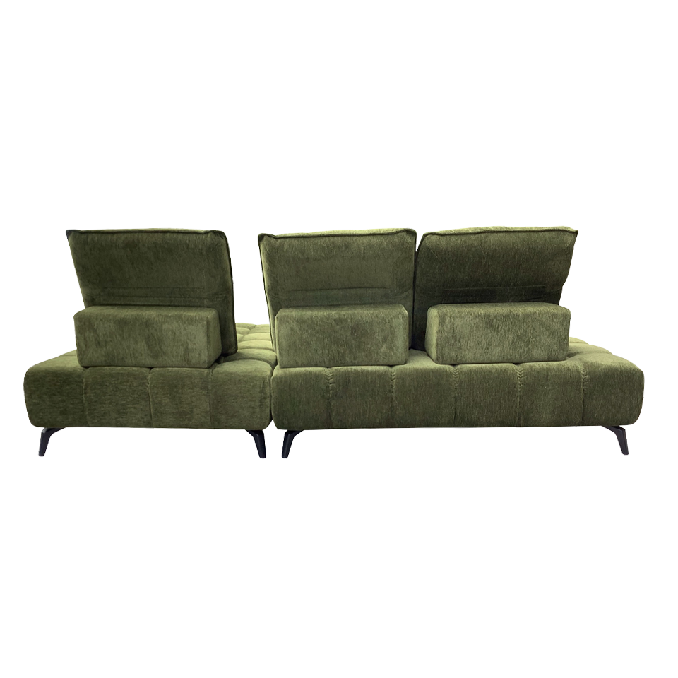 カウチソファYU6607【送料無料】グリーン