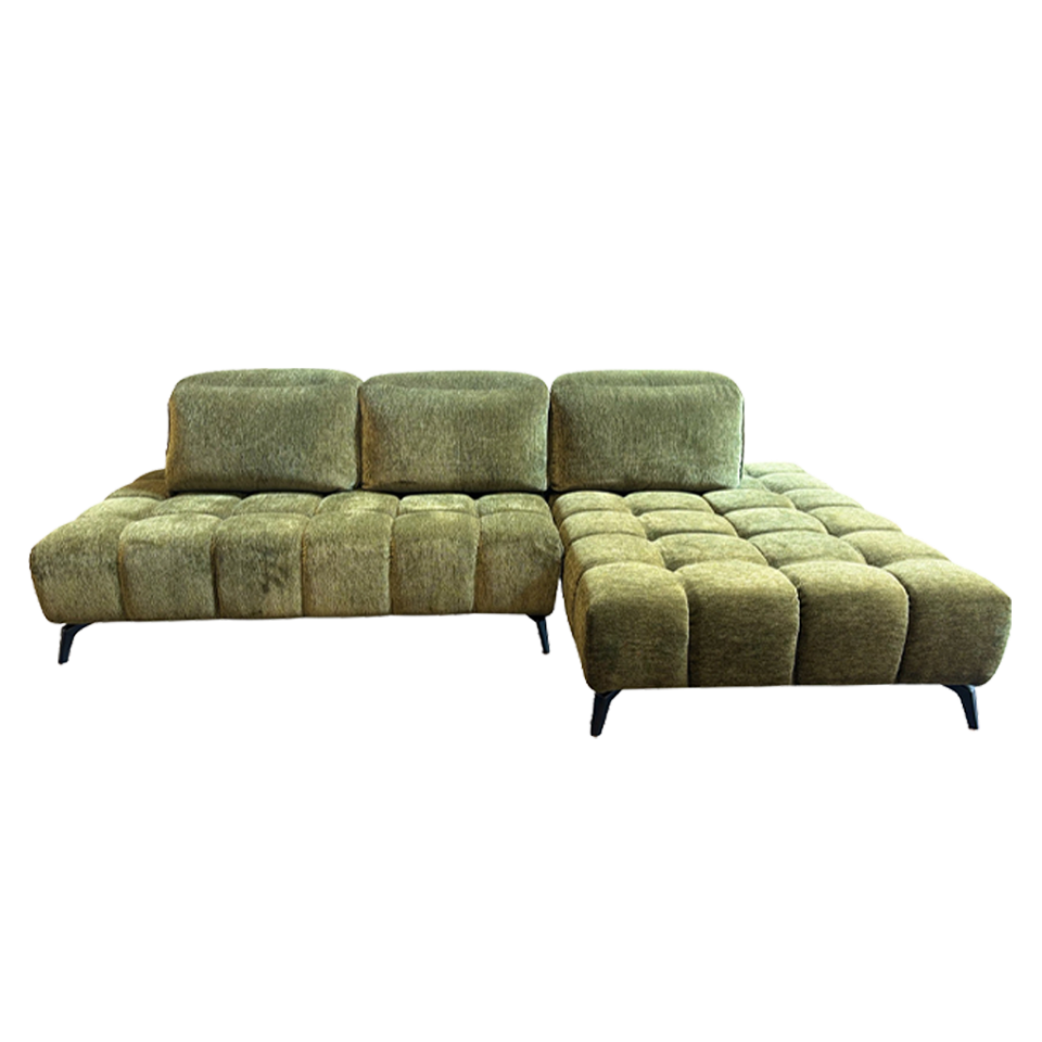 カウチソファYU6607【送料無料】グリーン