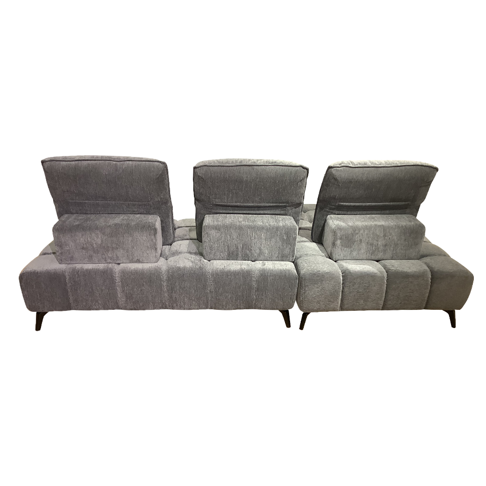 カウチソファYU6607【送料無料】グレー