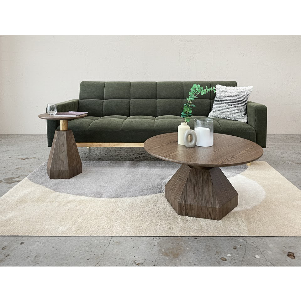 コーヒーテーブル9347-CT【送料無料】ウォールナット／ナチュラル