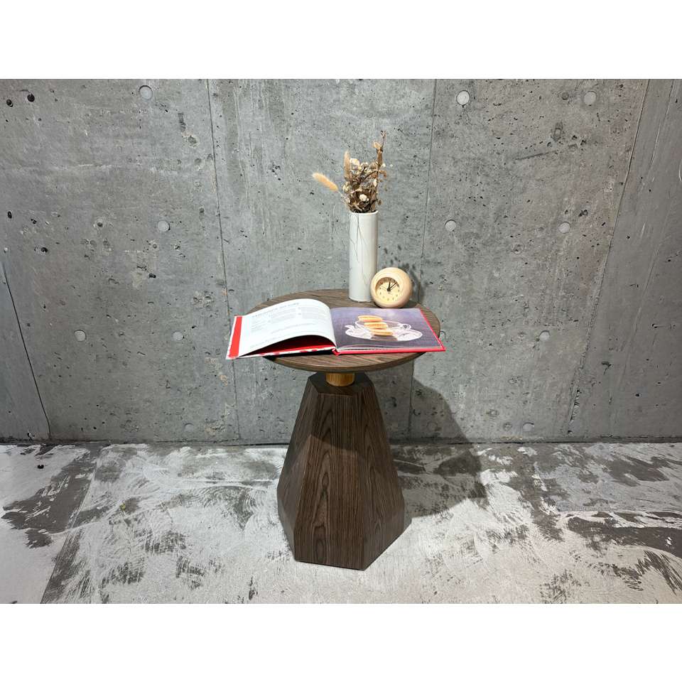 サイドテーブル9347-ST【送料無料】ウォールナット／ナチュラル