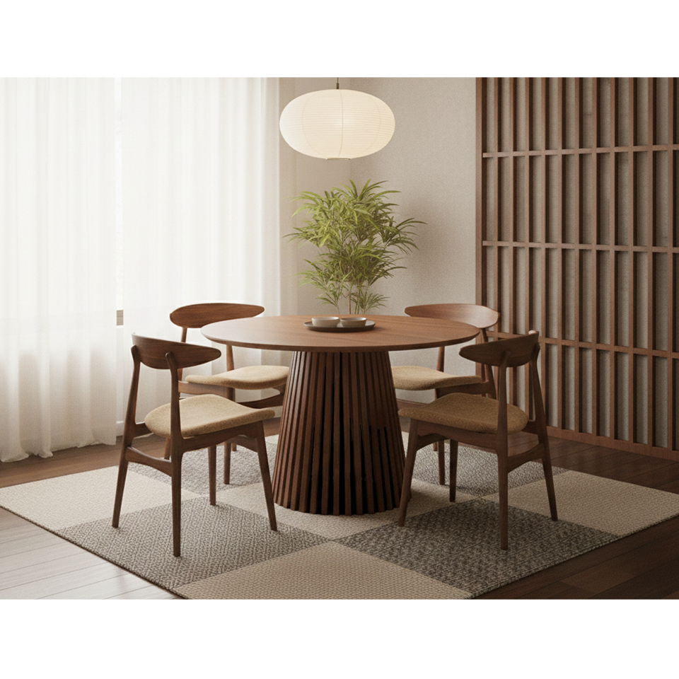 チェアRY54【送料無料】ウォールナット/ライトブラウン