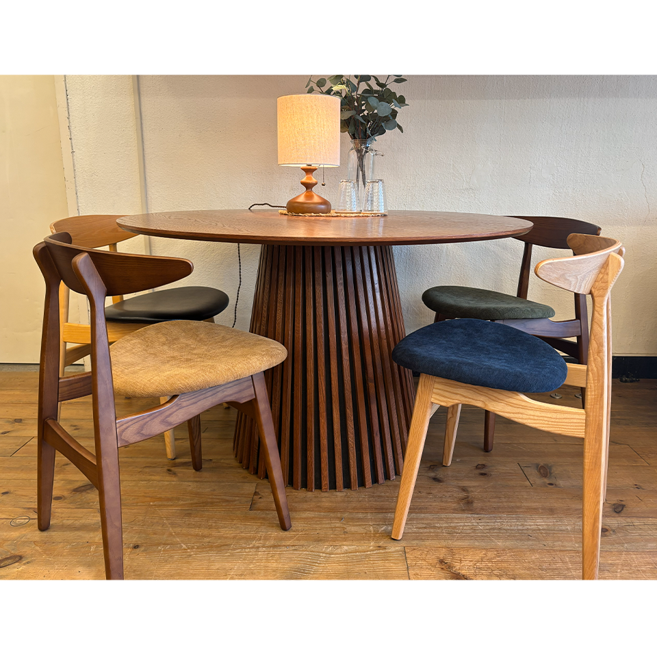 チェアRY54【送料無料】ナチュラル/ダークブルー