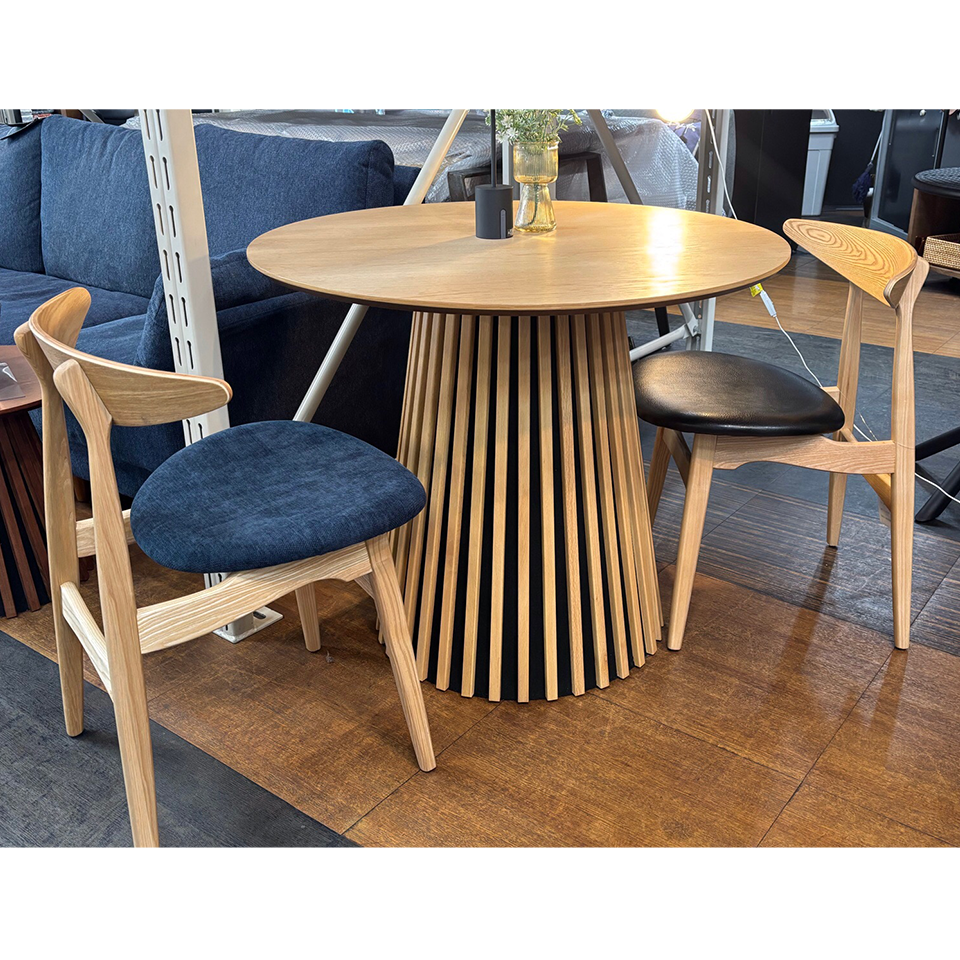 チェアRY54【送料無料】ナチュラル/ダークブルー