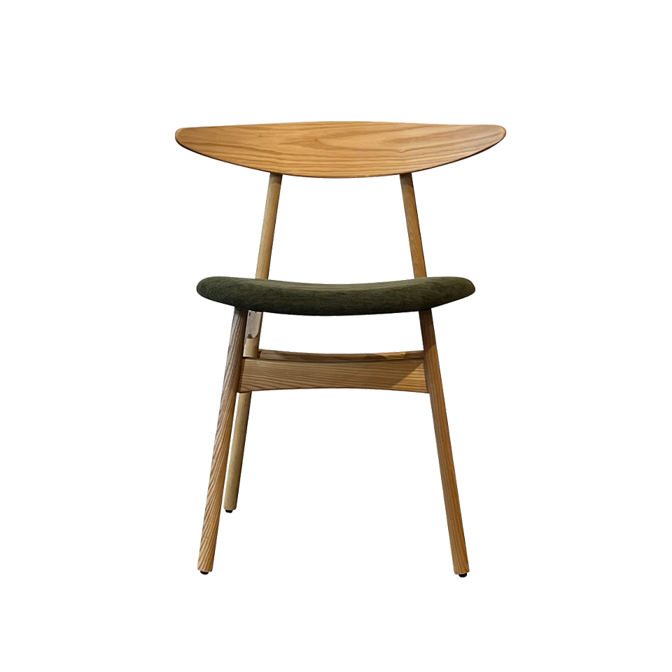 チェアRY54【送料無料】ナチュラル/ダークグリーン