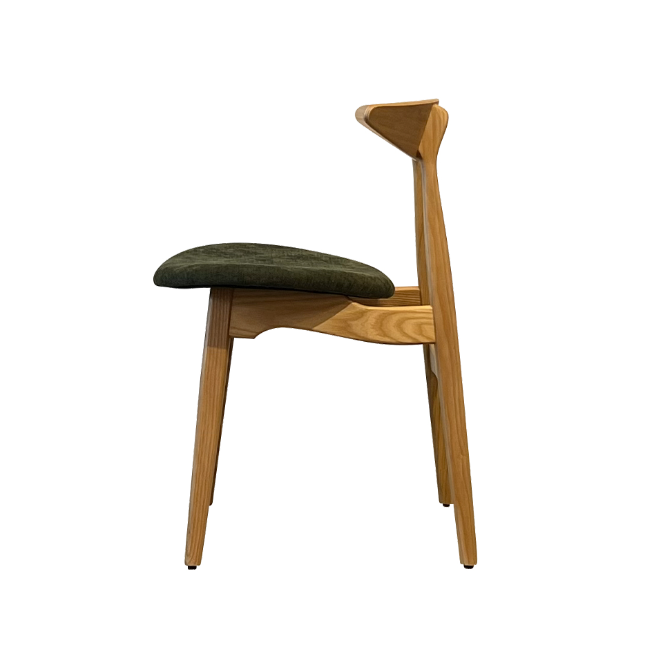 チェアRY54【送料無料】ナチュラル/ダークグリーン