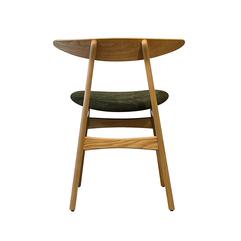 チェアRY54【送料無料】ナチュラル/ダークグリーン