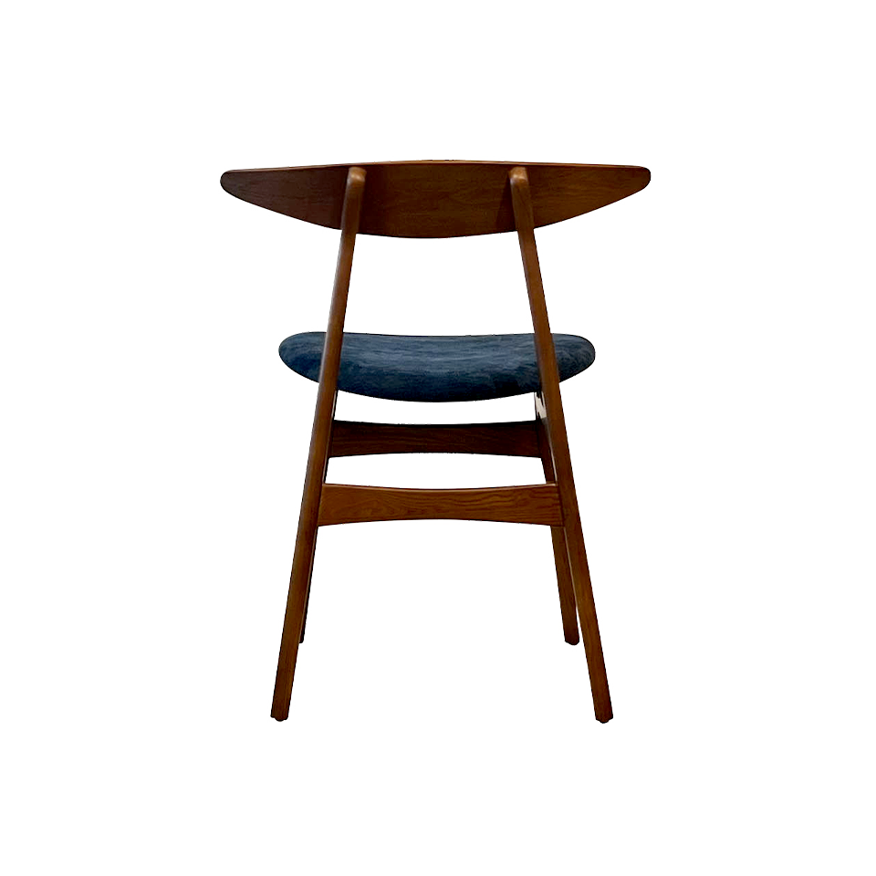 チェアRY54【送料無料】ウォールナット/ダークブルー