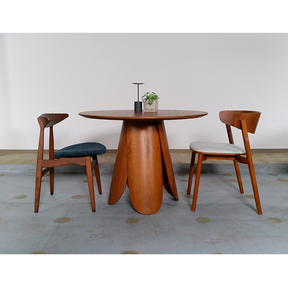 チェアRY54【送料無料】ウォールナット/ダークブルー