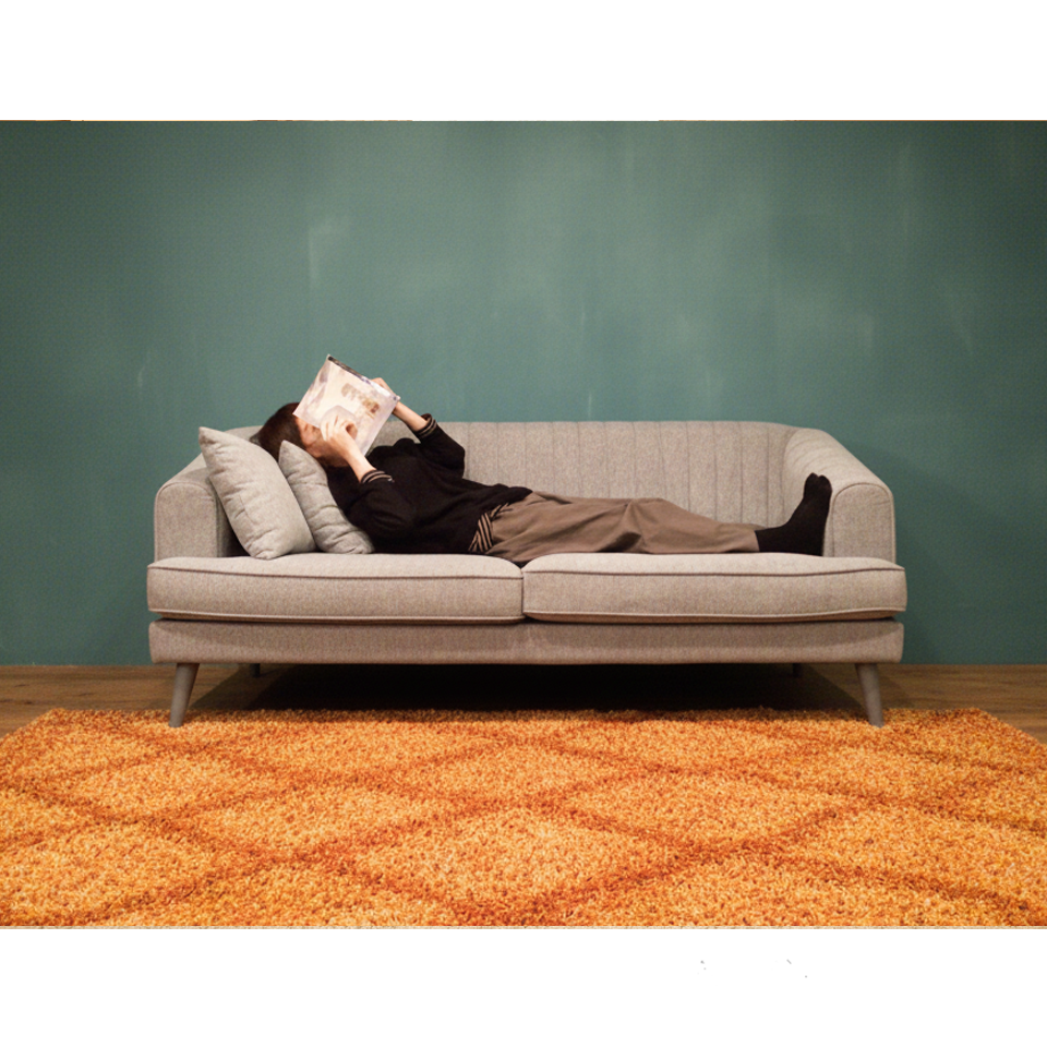 ソファSANTE 3人掛け【送料・開梱設置無料】グレー