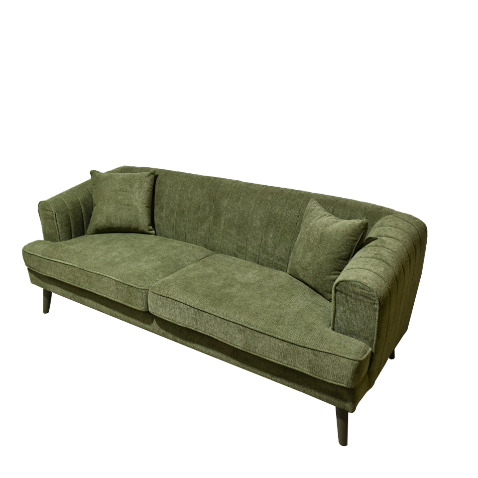 ソファSANTE 3人掛け【送料・開梱設置無料】グリーン