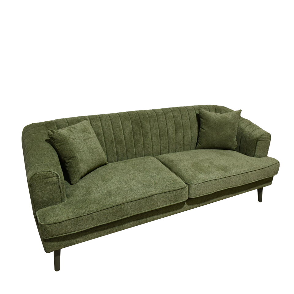 ソファSANTE 3人掛け【送料・開梱設置無料】グリーン