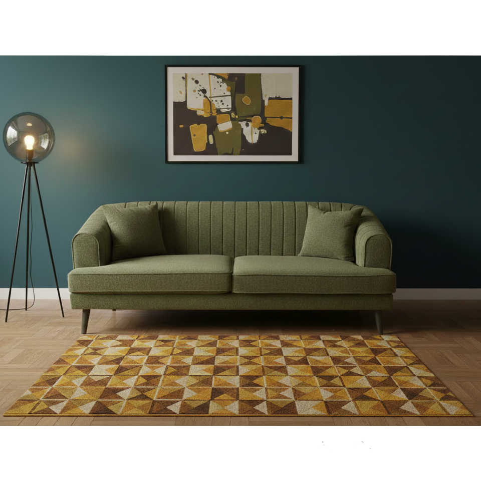 ソファSANTE 3人掛け【送料・開梱設置無料】グリーン