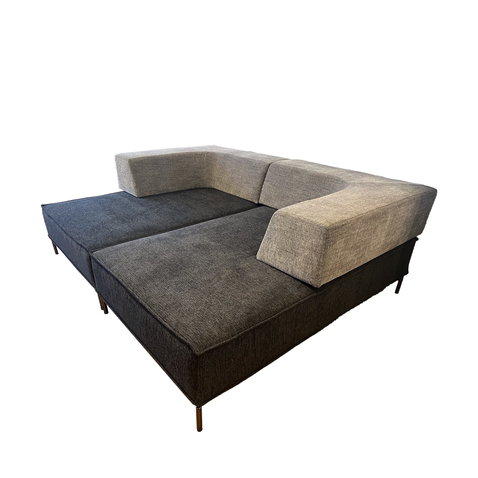 ソファFLEXIBLE【送料・開梱設置無料】ライトグレー