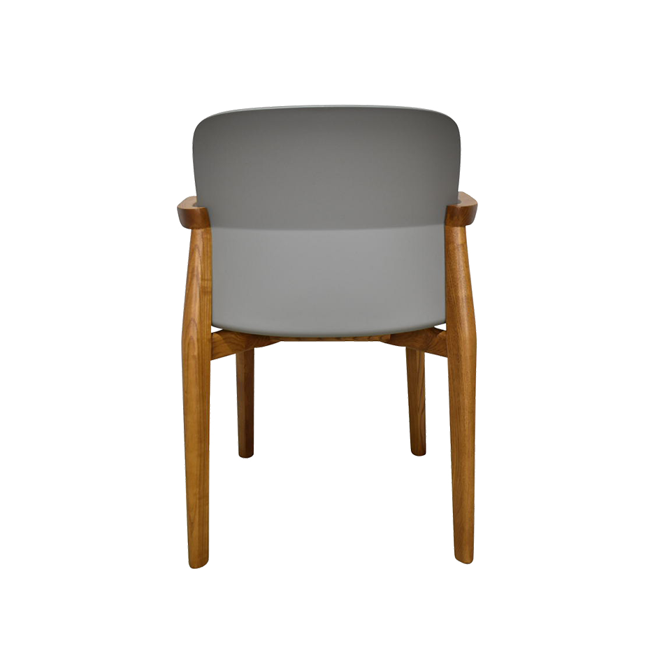 チェアDC-S258A【送料無料】ウォールナット／グレー