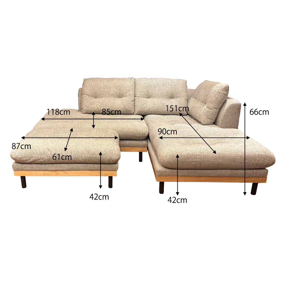 ソファNOOKO【送料無料・開梱設置無料】ライトグレー