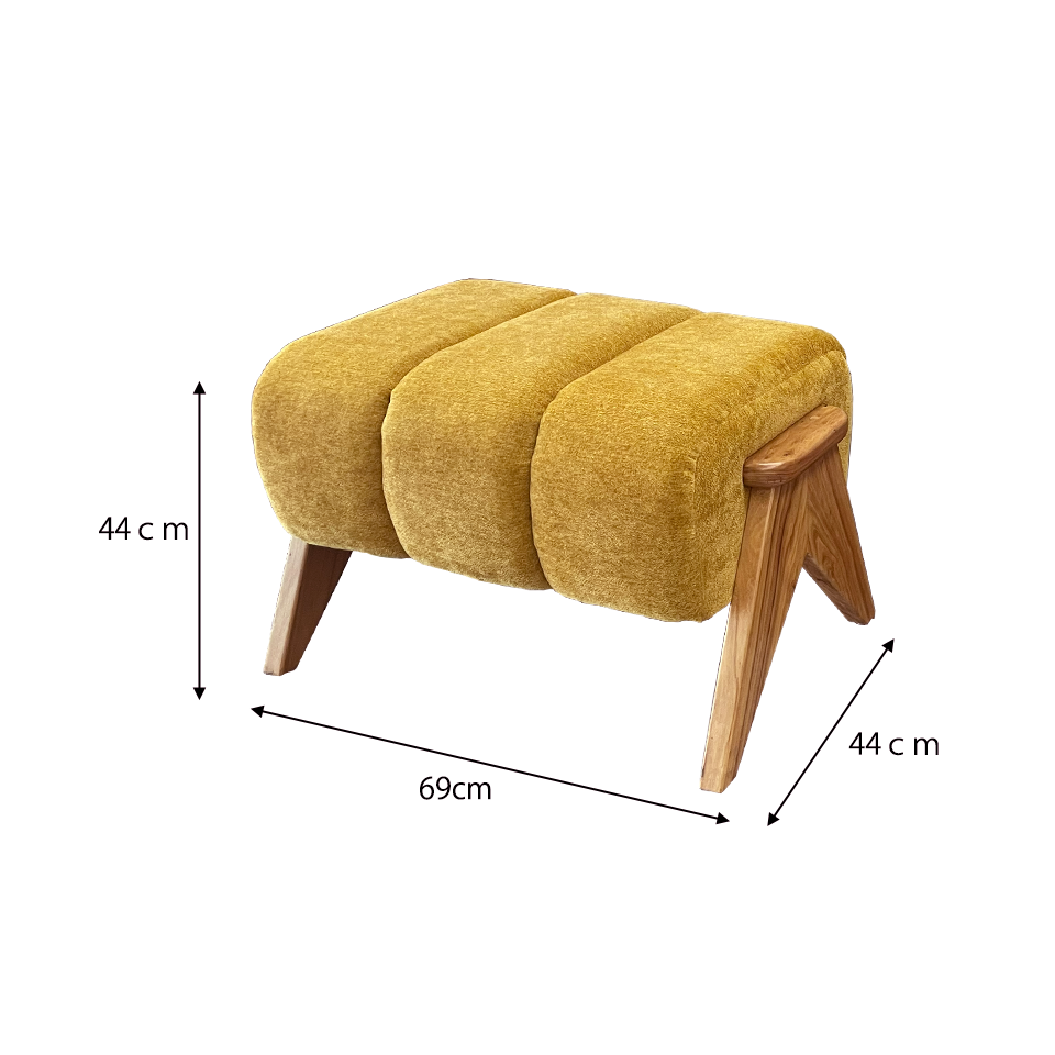 スツールST-255【送料無料】イエロー