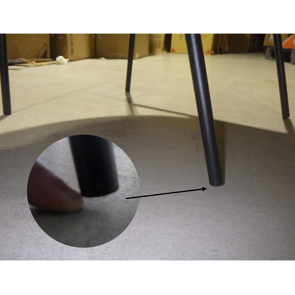 【アウトレット】チェアSDC966【送料無料】イエロー