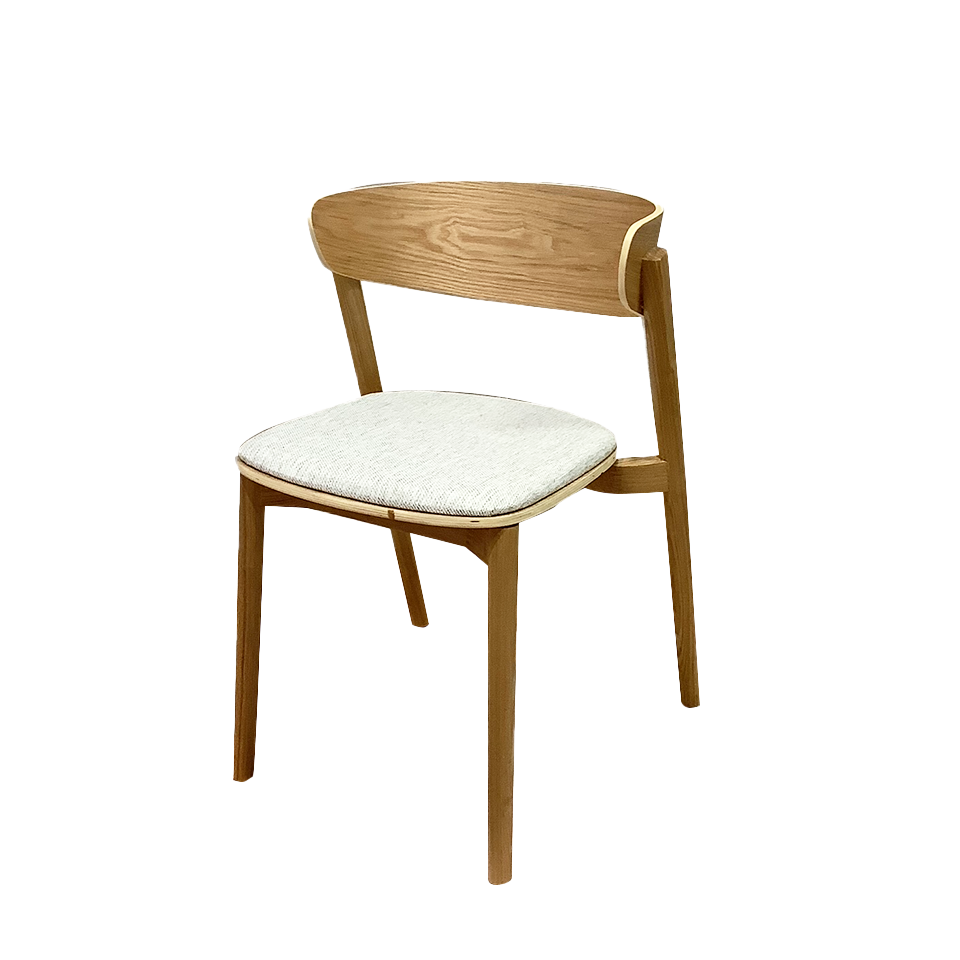 【アウトレット】チェアWD-S263A【送料無料】ナチュラル/グレー