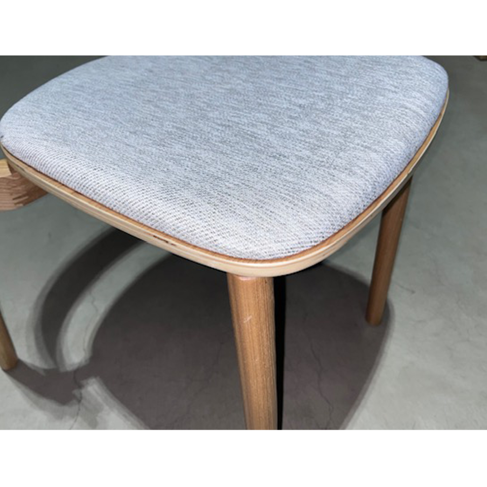 【アウトレット】チェアWD-S263A【送料無料】ナチュラル/グレー