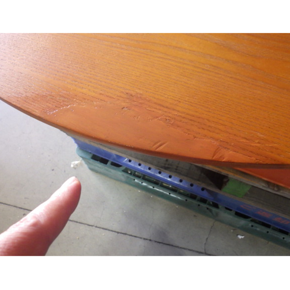 【アウトレット】ダイニングテーブルRT-S124A【送料無料】ブラック/ブラウン