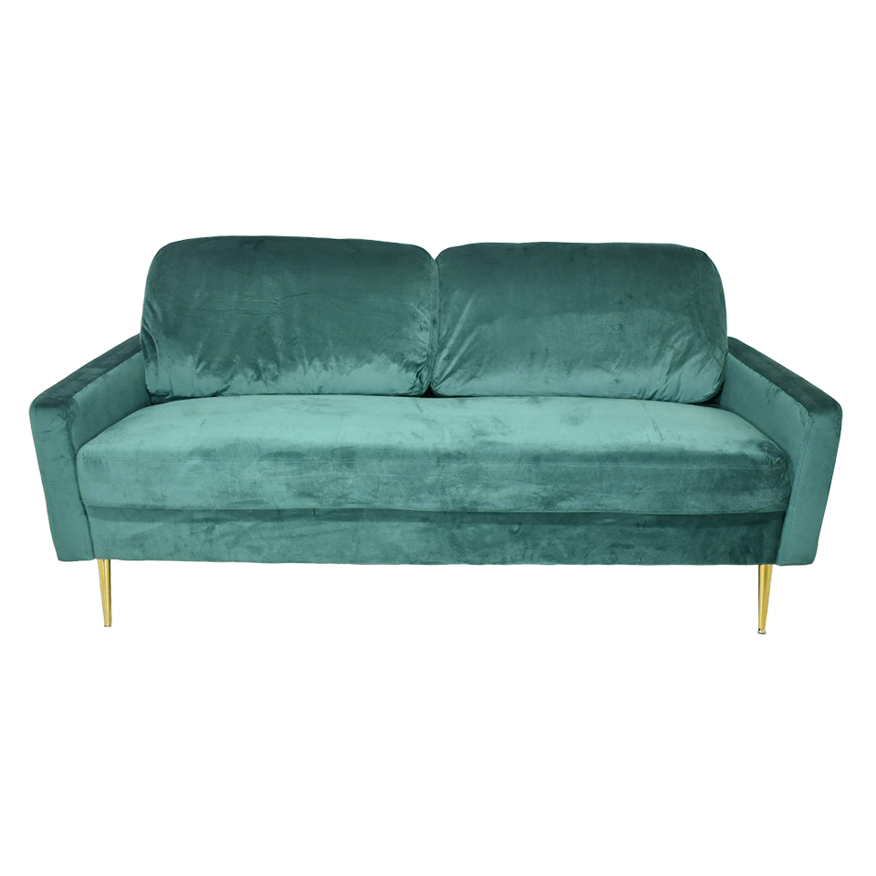 【アウトレット】ソファPRM001 2人掛け【送料無料】グリーン