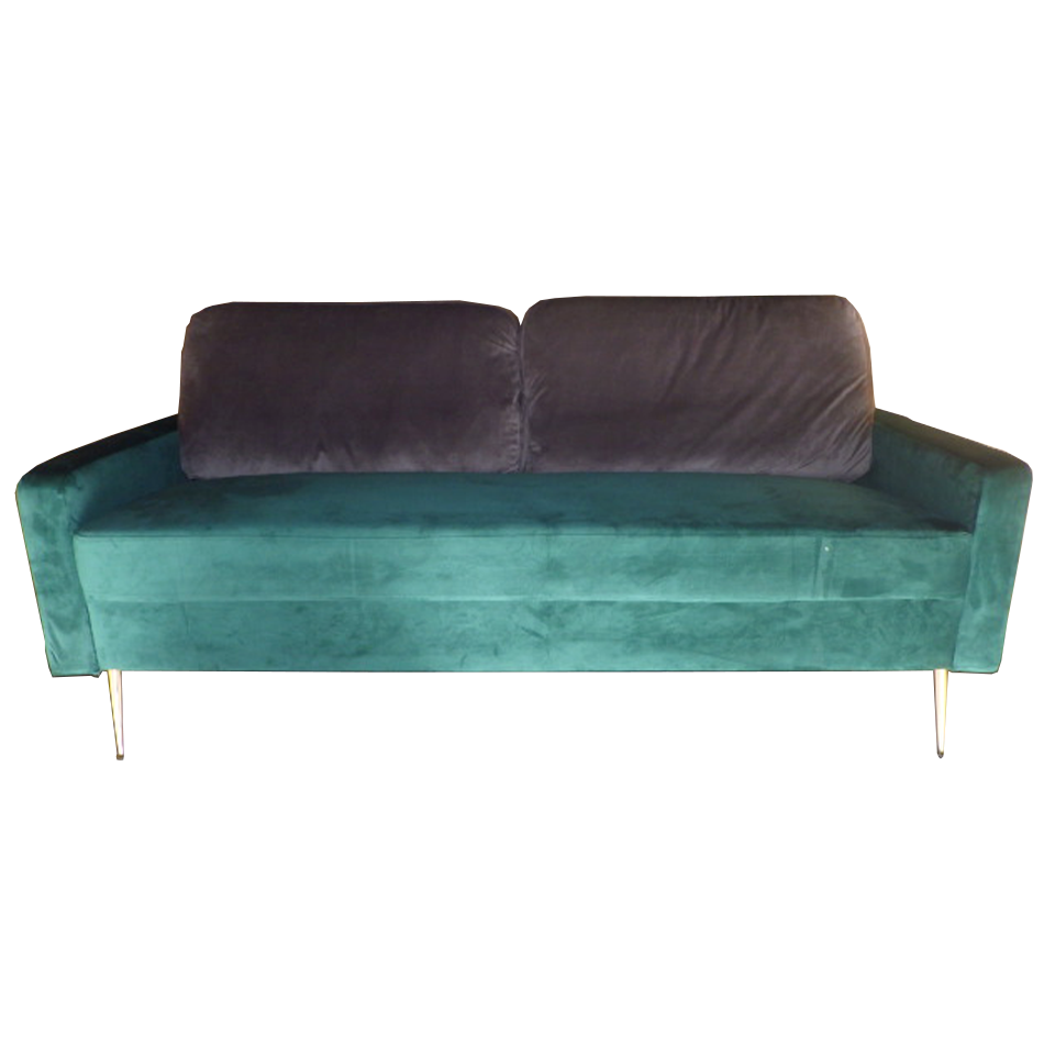 【アウトレット】ソファPRM001 2人掛け【送料無料】グリーン