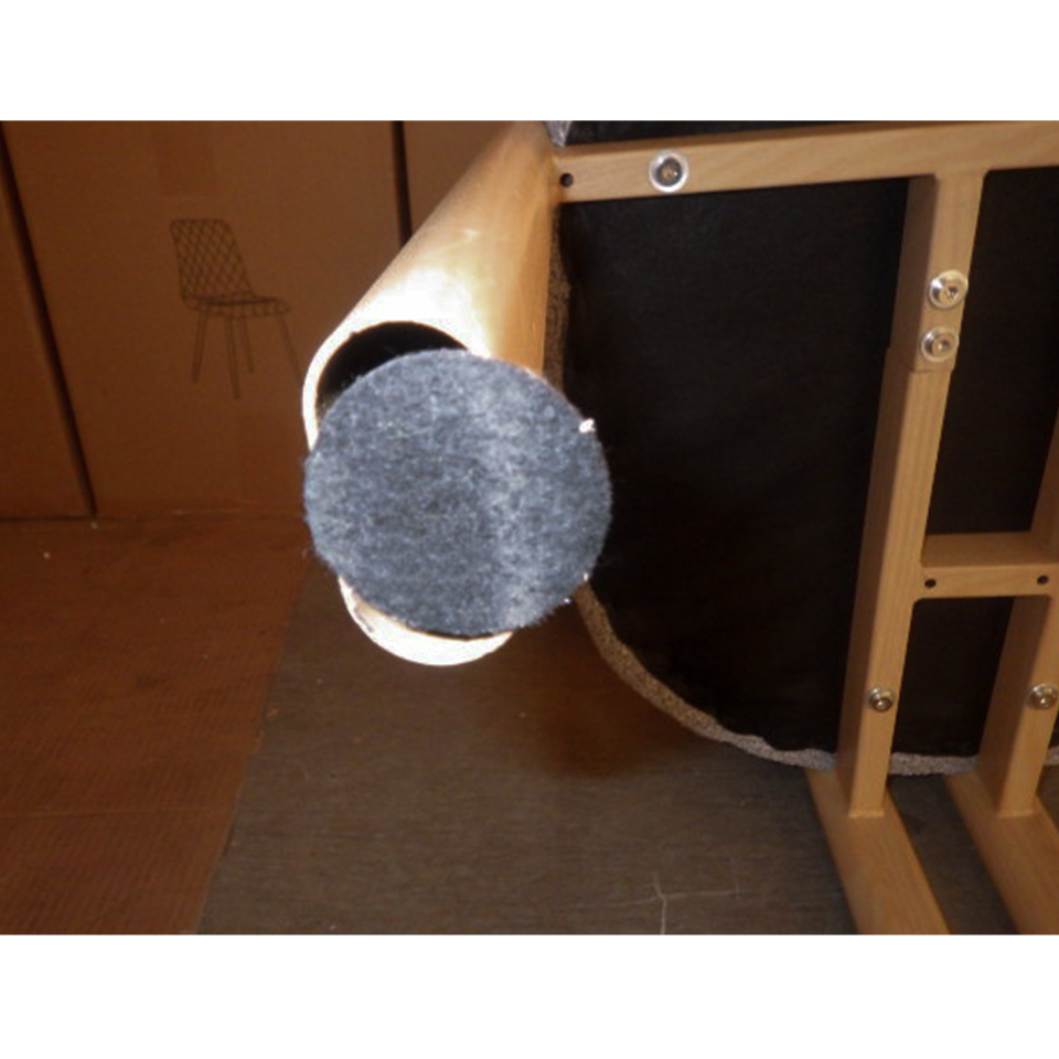 【アウトレット】【2脚組】チェアZLM012【送料無料】ナチュラル／ライトグレー＋ナチュラル/アイボリー