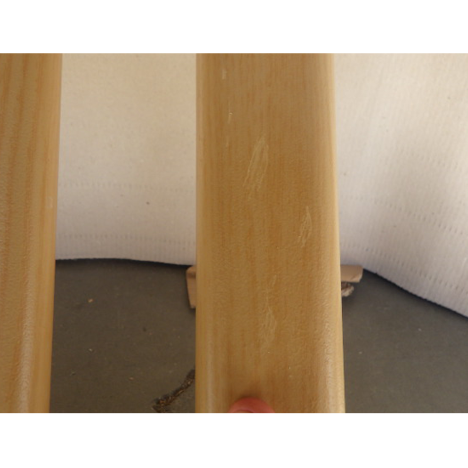 【アウトレット】【2脚組】チェアZLM012【送料無料】ナチュラル／ライトグレー＋ナチュラル/アイボリー