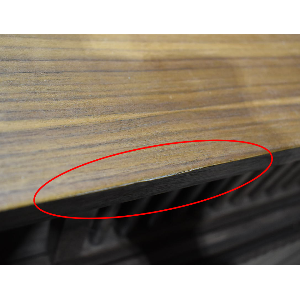 【アウトレット】キャビネットMUK003【送料無料】ウォールナット（オーク）