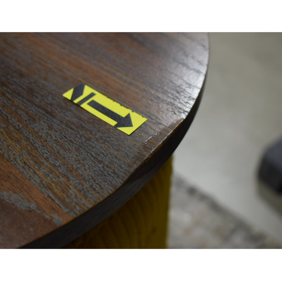 【アウトレット】スツール 2個セット CT014【送料無料】イエロー